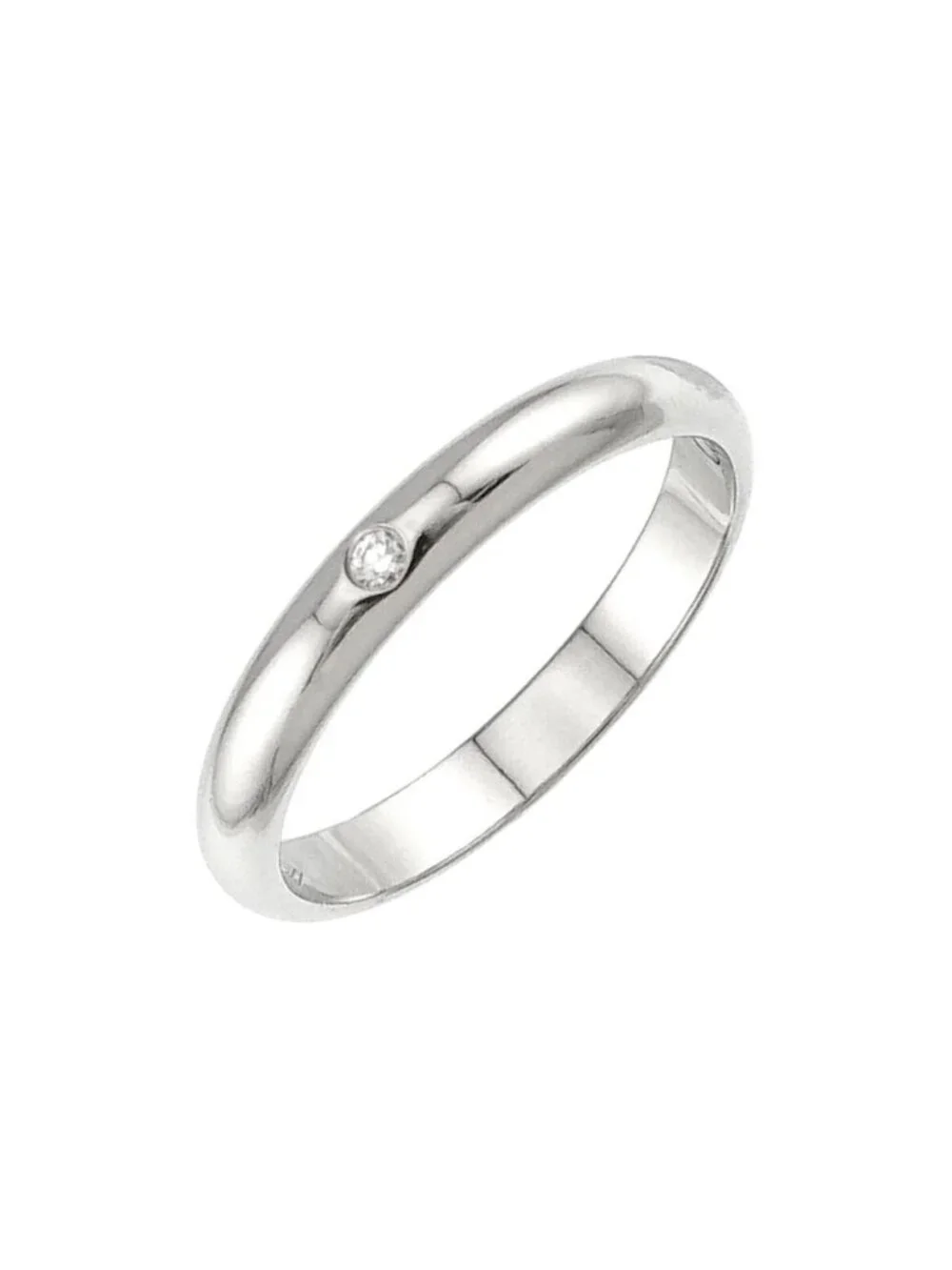 Cartier Classic 48 Ring Diamond Pt Platinum